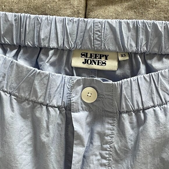 Sleepy Jones Blue Pajama Top - Picture 7 of 9